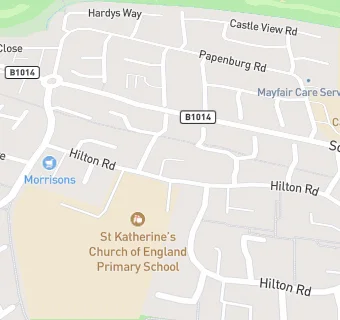 map for St. Katherines Church Of England Primary School