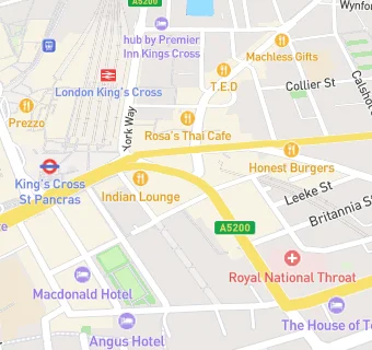 map for Elite Peri Peri Kings Cross