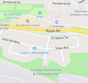 map for Scrattons Community Association Ltd