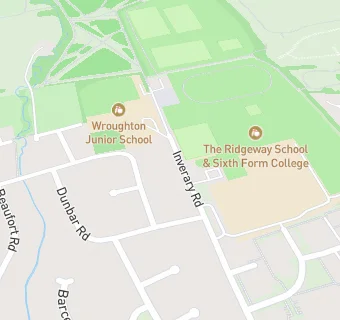 map for Wroughton Junior School