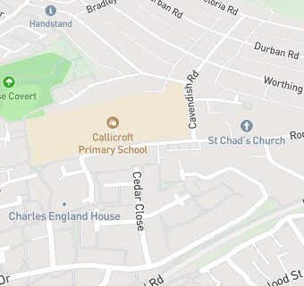 map for Callicroft Junior School