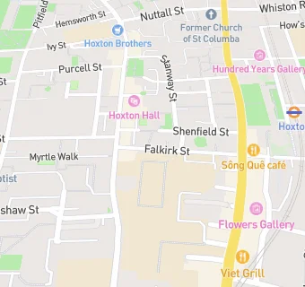 map for New City College Hackney Campus