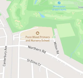 map for Penn Road Children's Centre