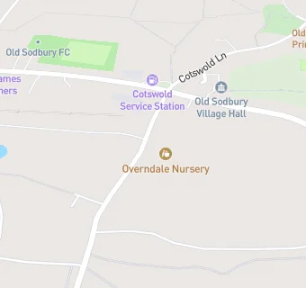 map for Overndale Nursery