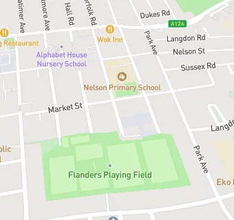 map for Nelson Primary School