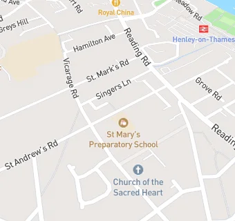 map for St Mary's Preparatory