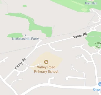 map for Valley Road Primary School