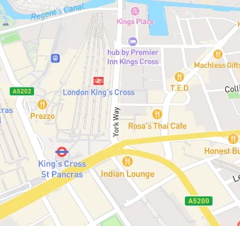 map for Nando's