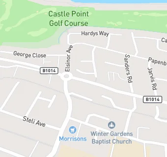 map for Castle Point Golf Club