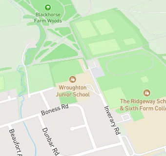 map for Wroughton Junior School