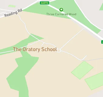 map for The Oratory School