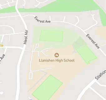 map for Llanishen High School