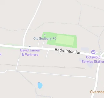 map for Cotswold Service Station