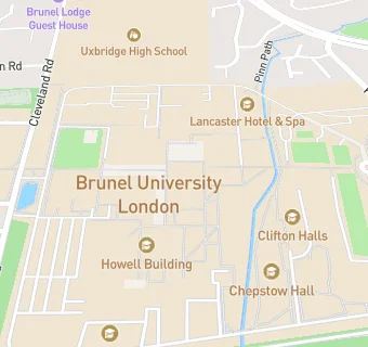 map for Brunel Medical Centre