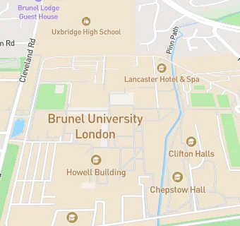 map for Brunel University