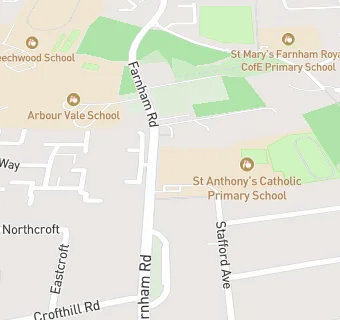 map for St Anthony's Catholic Primary School