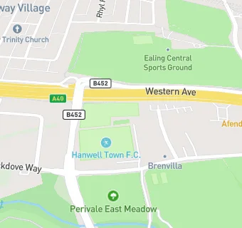 map for Hanwell Town FC