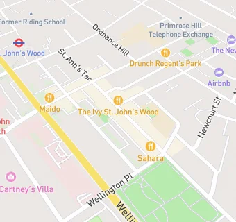 map for The Hummingbird Bakery