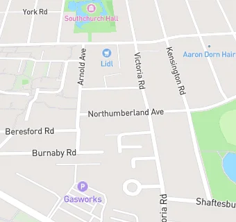 map for The Practice Northumberland Avenue