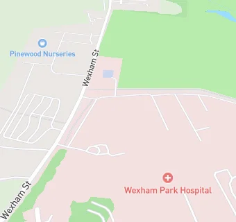 map for Wexham Park Teaching Unit