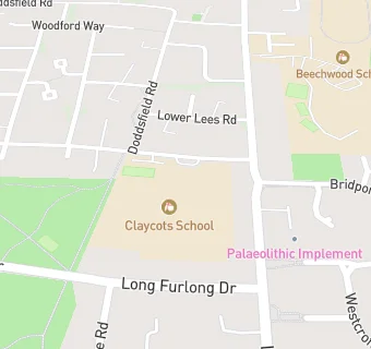 map for Claycots School