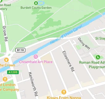 map for Chisenhale Primary School