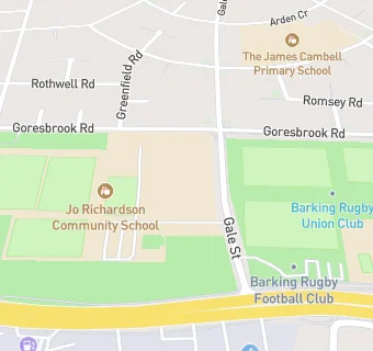 map for Jo Richardson Community School