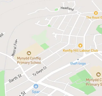 map for Mynydd Cynffig Junior Canteen and Breakfast Club