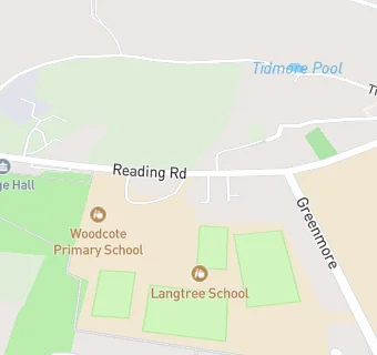 map for Woodcote Primary School