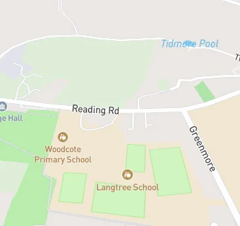 map for Woodcote Pre-School Group