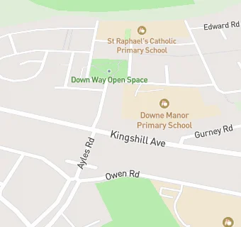 map for Downe Manor Primary School Breakfast Club