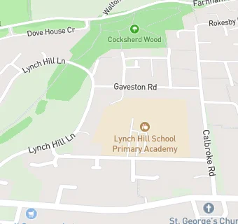 map for Lynch Hill (Foundation Primary) School