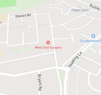 map for West End Surgery