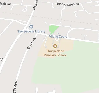 map for Thorpedene Primary School