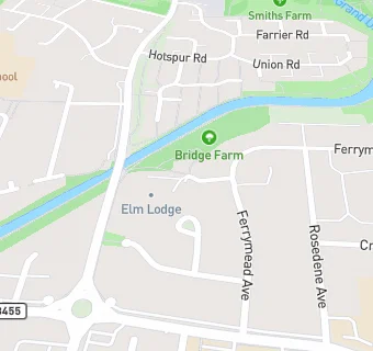 map for Waterfall Elior - Minster Care - Elm Lodge