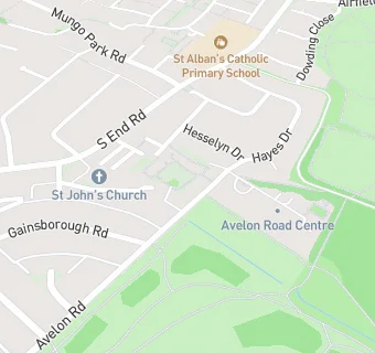 map for Avelon Road Centre