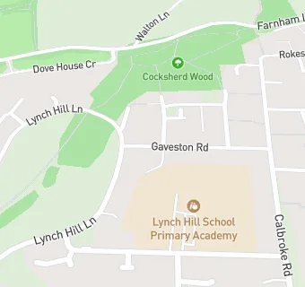 map for Lynch Hill School Primary Academy Canteen