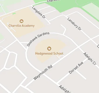 map for Hedgewood School