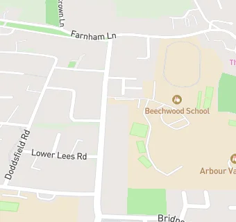 map for ISS Facility Services Education at Beechwood and Arbour Vale Schools