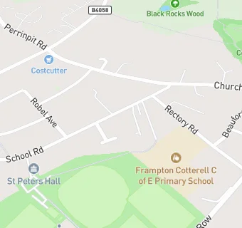 map for Frampton Cotterell Cricket Club