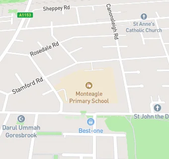 map for AIP C/OMonteagle Primary School