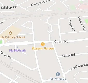 map for Ripple Road Medical Centre