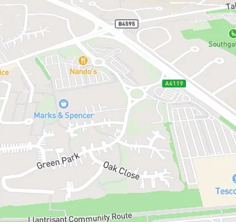 map for Nando's