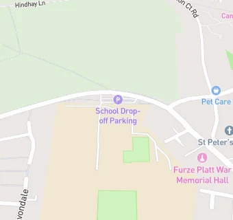 map for Furze Platt Senior School