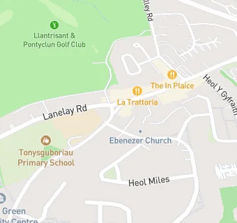 map for Tonysguboriau Primary School