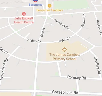 map for The James Cambell Primary School