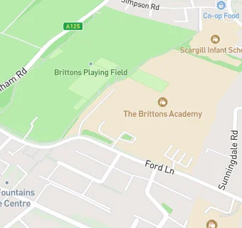 map for The Brittons Academy