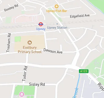 map for Eastbury Primary School