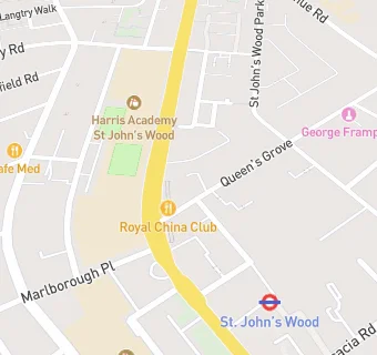 map for St Johns Wood Orthodontic Clinic