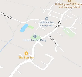 map for Hullavington Garage & Stores